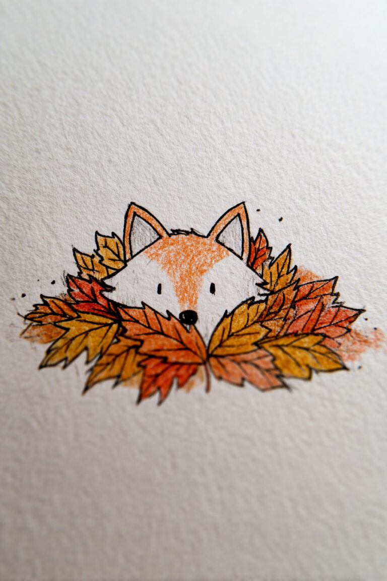 12. Woodland Fox in Leaves