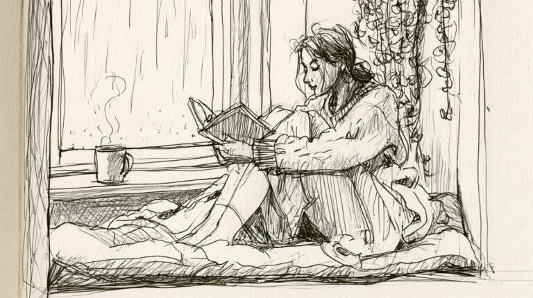 20 Cozy Girl Aesthetic Drawings for Your Sketchbook